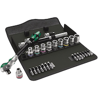 Wera 1/2-in Drive Socket Set, SAE, 28-pc
