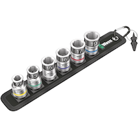 Wera Metric Socket Belt, 1/2-in Drive, 7-pc Front_Three_Fourths_Angled_Right