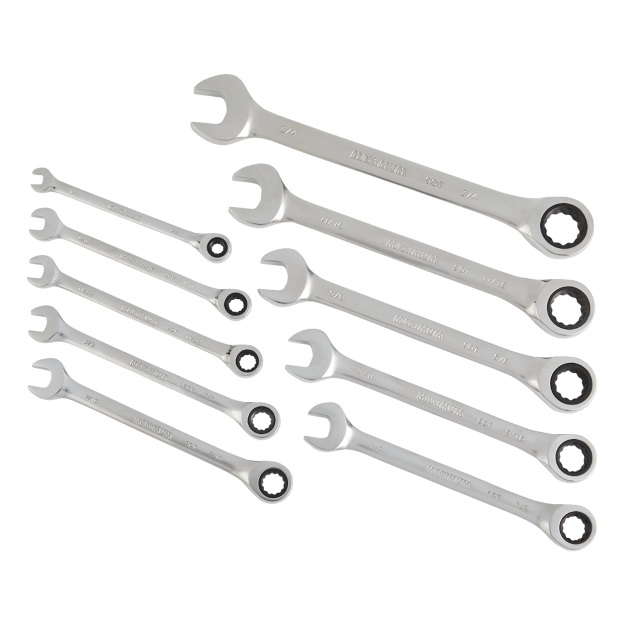 MAXIMUM 90-Tooth Ratcheting Wrench Set, 10-pc, SAE | Canadian Tire