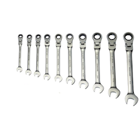MAXIMUM 90-Tooth Flex Head Ratcheting Wrench Set, SAE, 10-pc Front_Flat