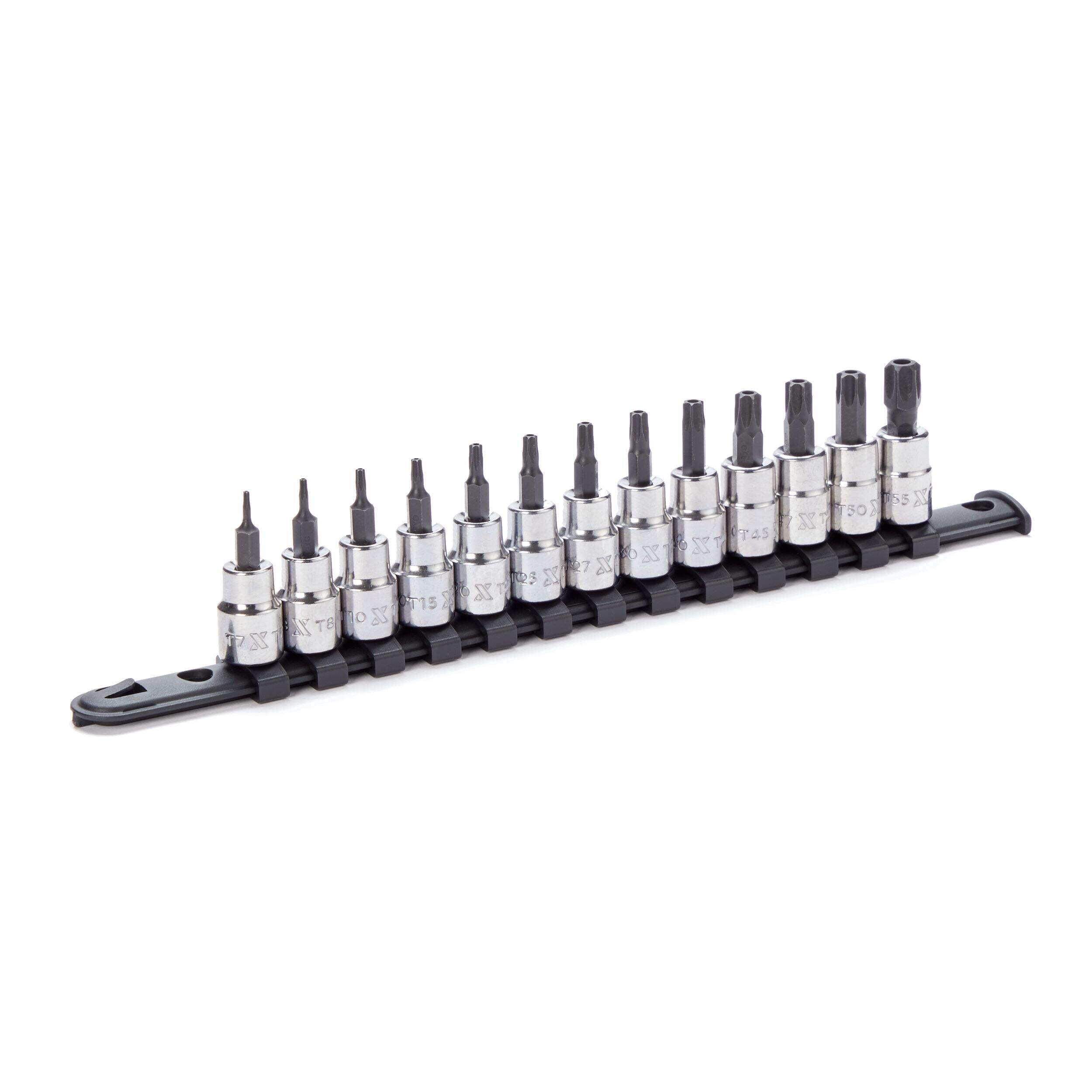 MAXIMUM 3/8-in Drive Tamper Proof Torx Bit Socket Set, Heat-Treated, 13-pc Front_Angled_Right