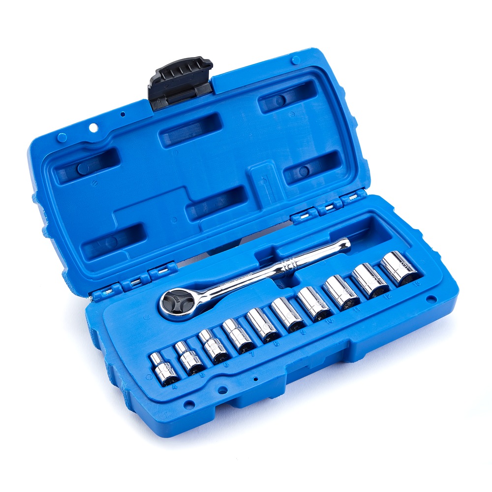 Mastercraft Socket Set 11pc, 1/4in Drive, Metric NickelChrome Plating Canadian Tire