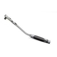MAXIMUM 3/8-in Drive 90-Tooth Comfort Grip Ratchet, CRV, Nickel-Chrome Plating Front_Angled_Left