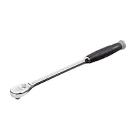 MAXIMUM 3/8-in Drive 90-Tooth Comfort Grip Ratchet, Nickel-Chrome Plating, 13-in Front_Three_Fourths_Angled_Left