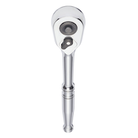Mastercraft 3/8-in Drive 60-Tooth Ratchet, CRV, Nickel-Chrome Plating Overhead_Plunge