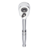 Mastercraft 1/2-in Drive 60-Tooth Ratchet, CRV, Nickel-Chrome Plating Overhead_Plunge