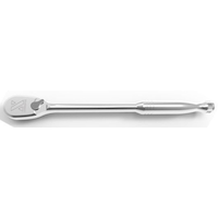 MAXIMUM 3/8-in Drive Micro Head Ratchet, CRV, Nickel-Chrome Plating, 8-in Overhead_Flat