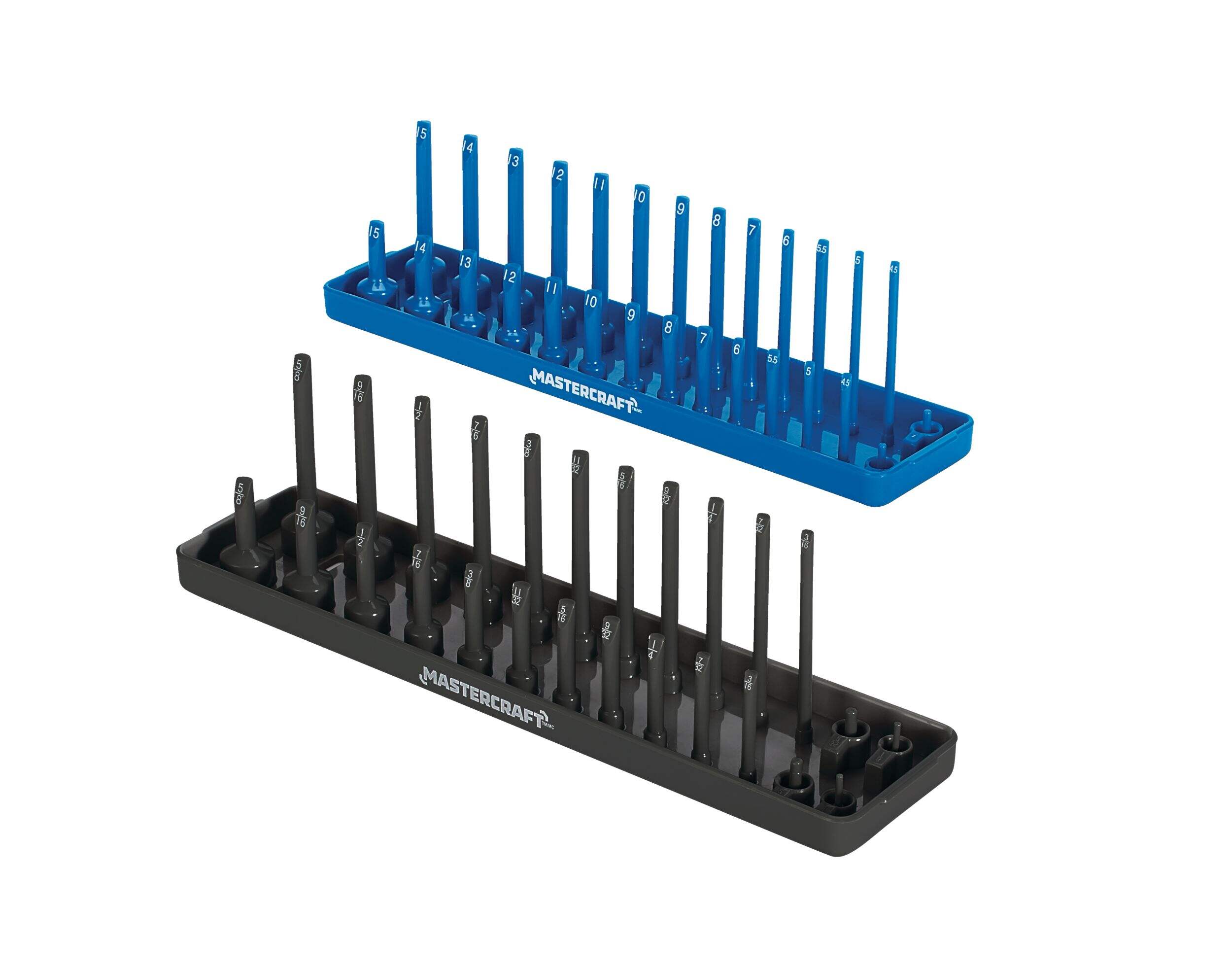 Plateau à douilles hautes à prise de 1/4 po Mastercraft, paq. 2 Front_Three_Fourths_Angled_Left