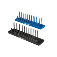 Mastercraft 1/4-in Drive Tall Socket Tray Organizer Set, 2-pk Front_Three_Fourths_Angled_Left