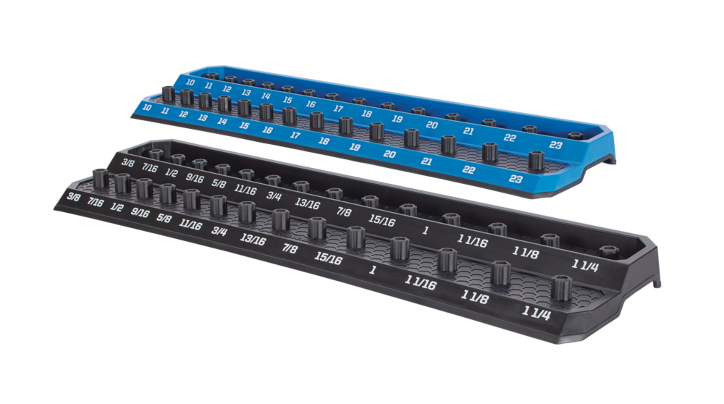 Mastercraft 1/2-in Drive Socket Tray Organizer/Holder, 2-pk Front_Three_Fourths_Angled_Left