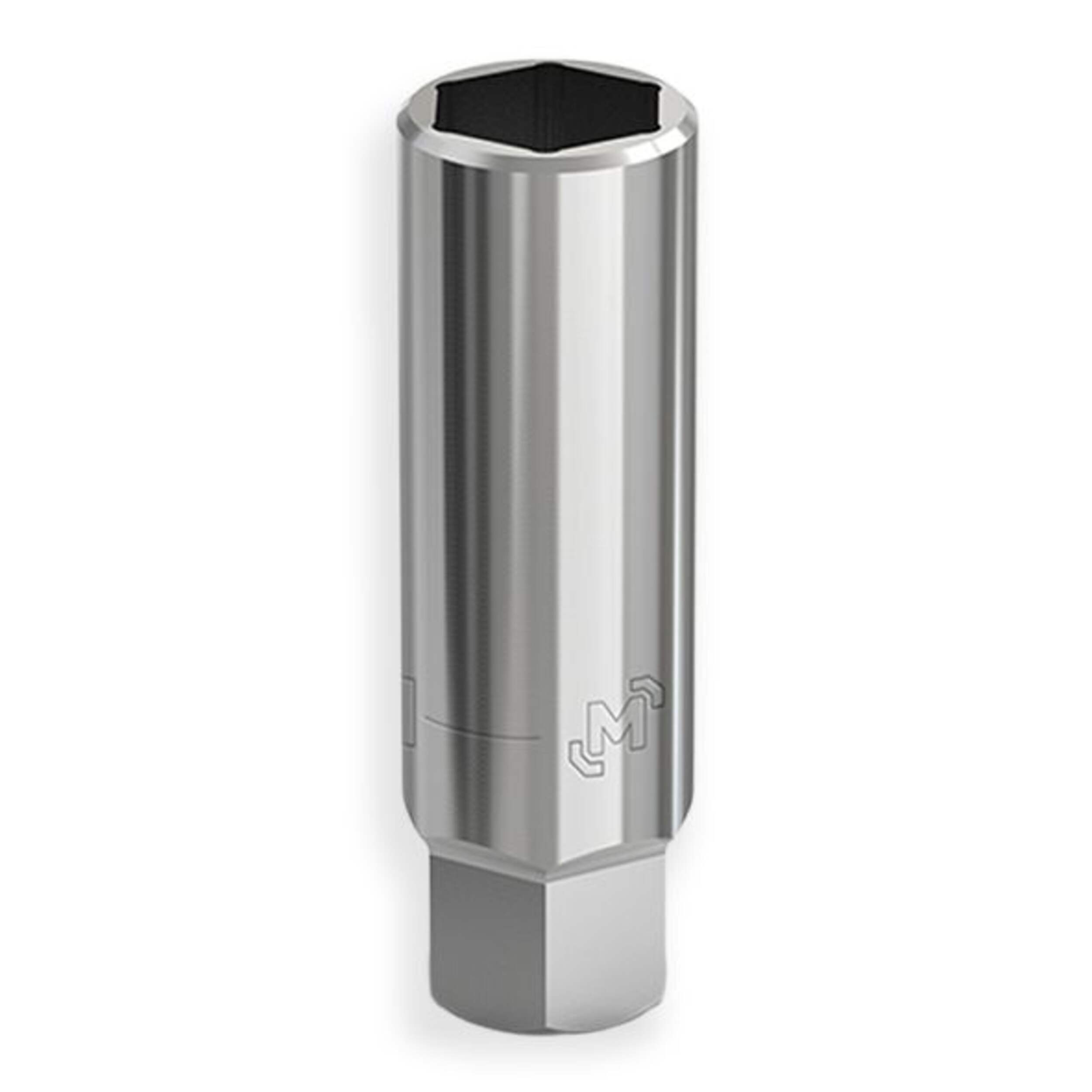 Douille à bougie d’allumage Mastercraft à prise de 3/8 po, CRV, placage nickel/chrome, 9/16 po Front_Elevated