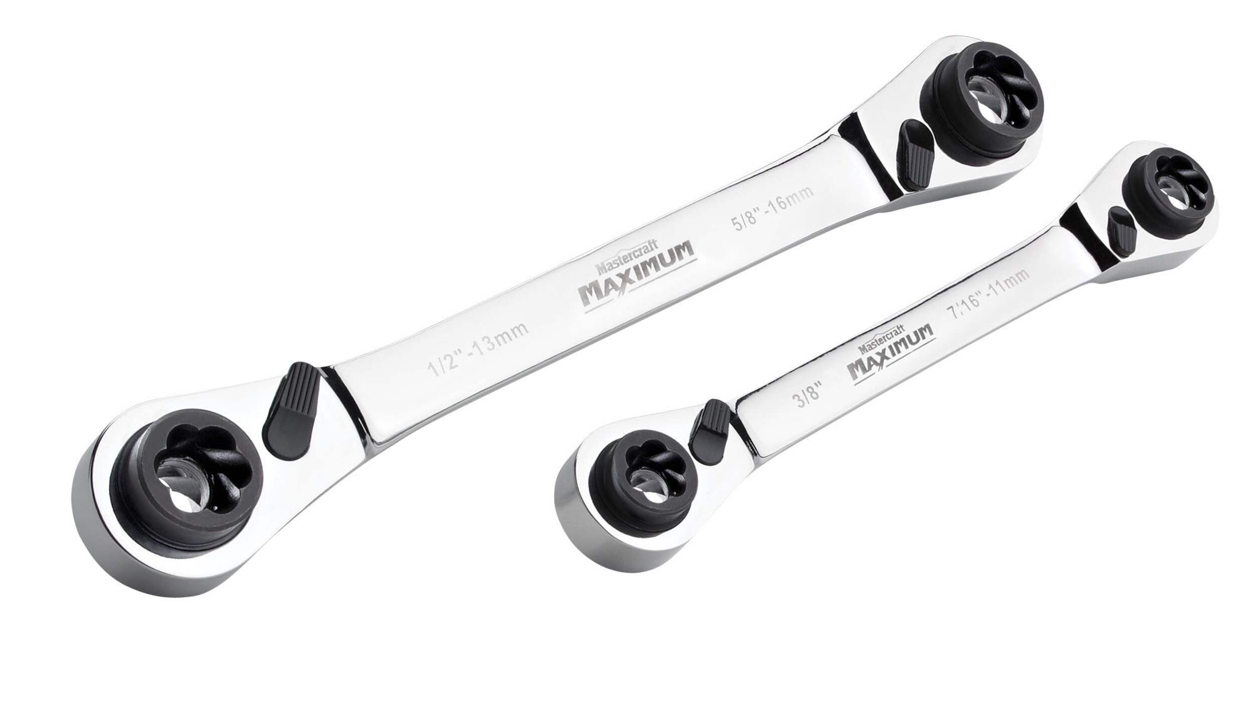 MAXIMUM Ratcheting Bolt Remover, 2-pc Front_Three_Fourths_Angled_Right