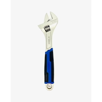 Mastercraft Adjustable Wrench, Assorted Sizes, Blue Handle Front_Flat