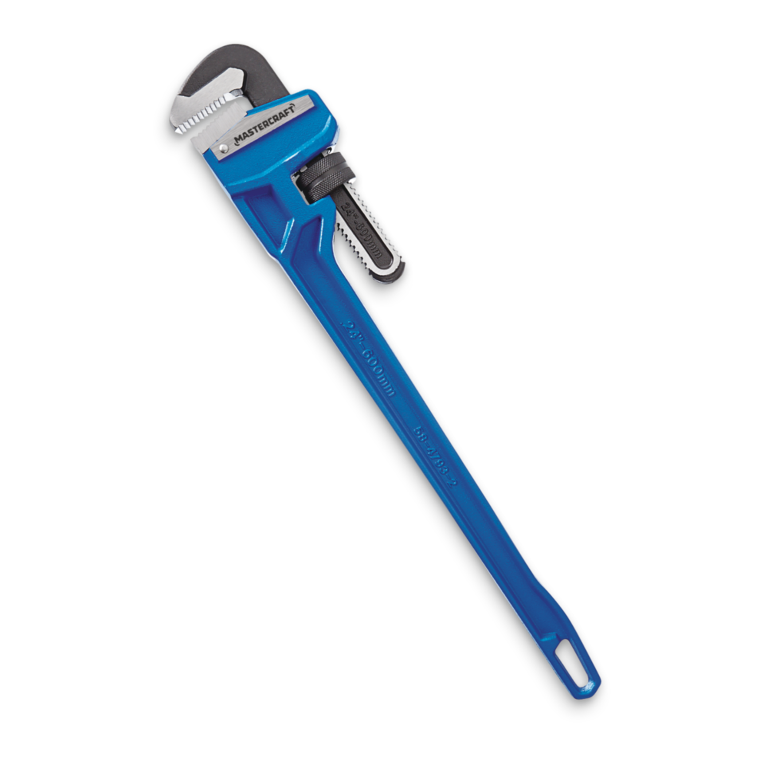 Clé à tuyau en fonte Mastercraft, 24 po Front_Angled_Left