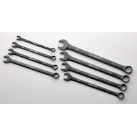 Mastercraft Black Steel Combination Wrench Set, SAE, 8-Piece Overhead_Plunge