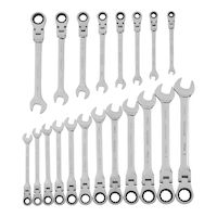 MAXIMUM Flex-Head Wrench Set, 20-Piece Front_Flat