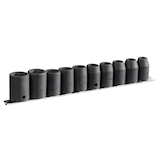 MAXIMUM Regular Impact Socket Set, 10-pc, Assorted Sizes, SAE/Metric, CRMO Front_Angled_Right