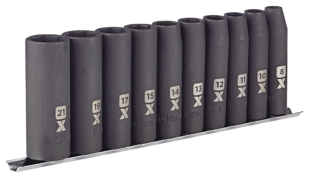 24 PC 1/2" DR 6 Points  AIR IMPACT DEEP SOCKET SET 12 pc SAE & 12 pc METRIC 