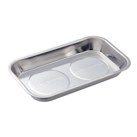 MAXIMUM Magnetic Tool Rectangle Tray/Holder, Stainless Steel