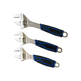 Mastercraft Adjustable Wrench Set, 3-pc, 6/8/10" Side_Left