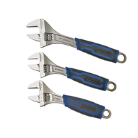 Mastercraft Adjustable Wrench Set, 3-pc, 6/8/10" Side_Left