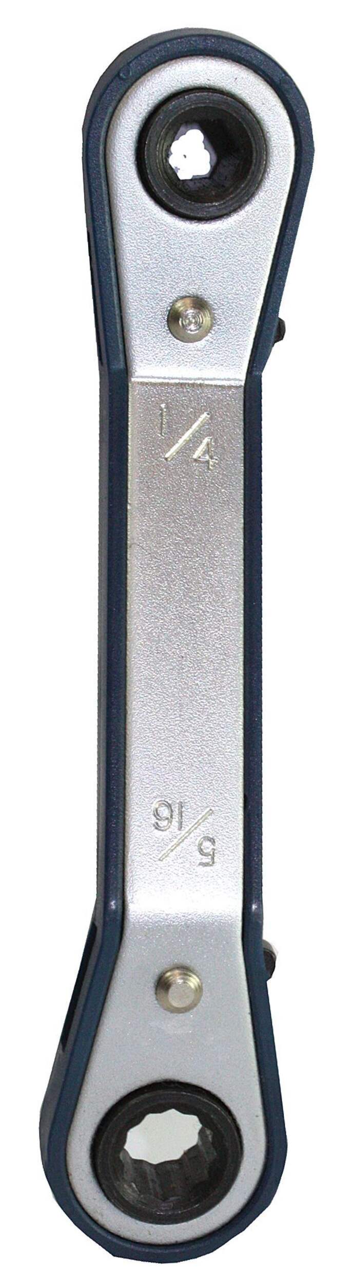 Mastercraft Off-Set Ratcheting Box Wrench Set Back_Flat