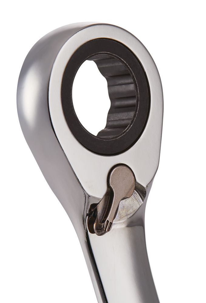 MAXIMUM Reverse Ratcheting Wrench Set, 7pc, Metric, NickelChrome