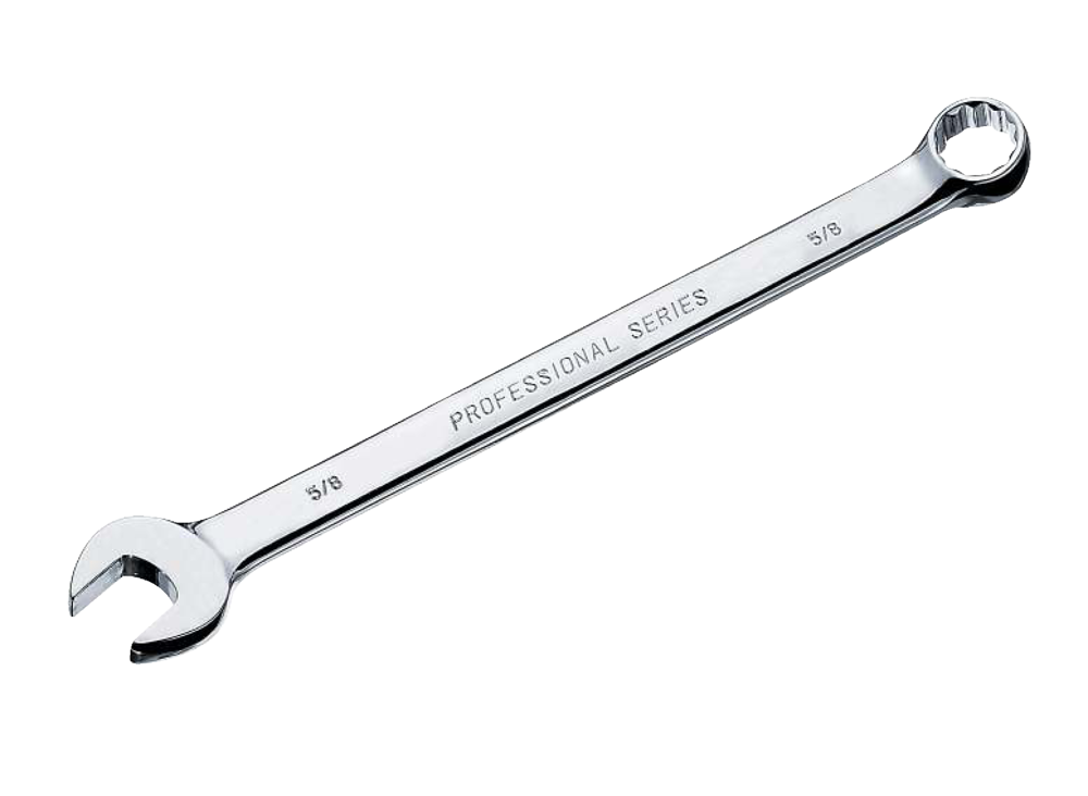 Mastercraft Combination Wrench, Assorted Sizes, SAE/Metric CRV, Nickel