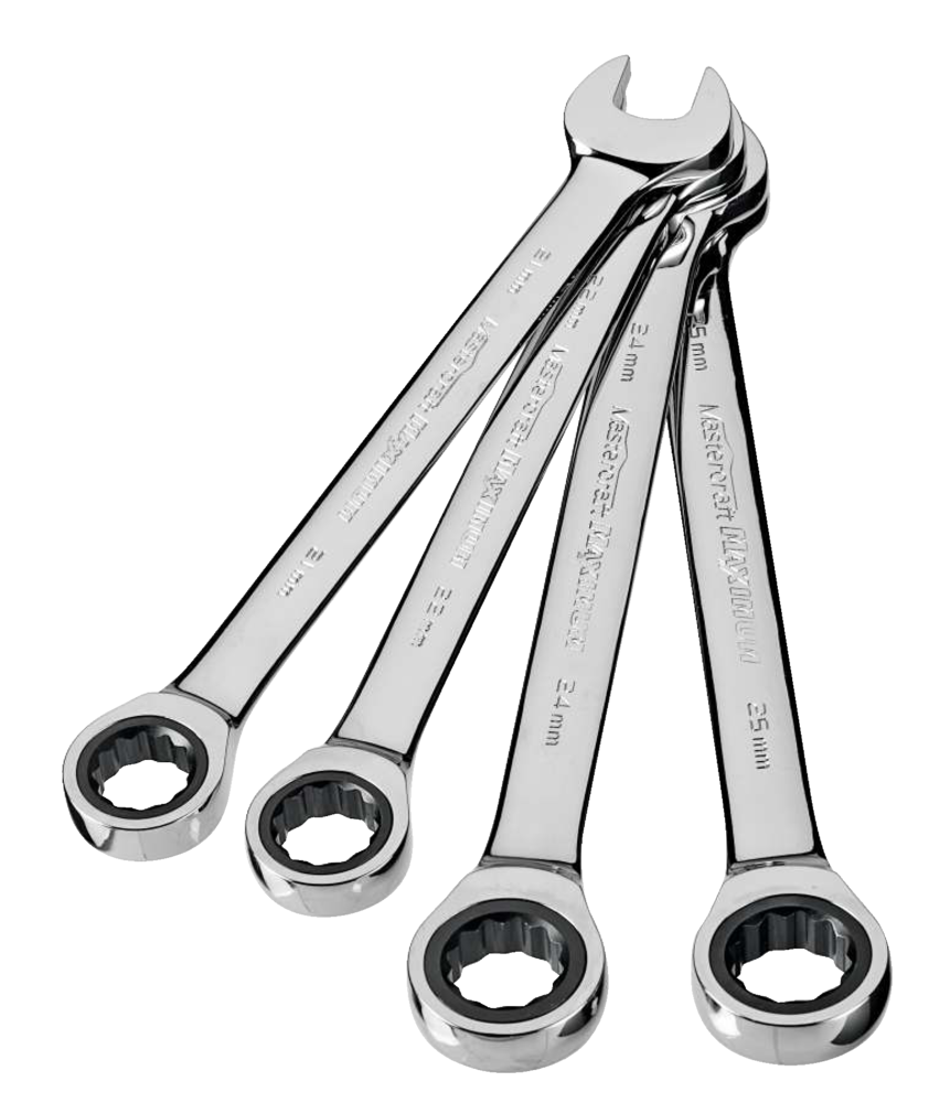 Neiko Fully Polished GearWrench 7 pc Metric Ratcheting Combination Wrench NEW 