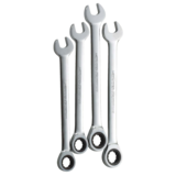 MAXIMUM Professional Grade Extra-Large Ratcheting Wrench Set, 4-pc, Metric Front_Flat