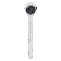 Mastercraft 3/8-in Drive Round Head Ratchet, Nickel-Chrome Plating Front_Flat