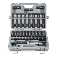 MAXIMUM 1/2-in Drive Professional Grade Impact Socket Set, 48-pc, CRMO