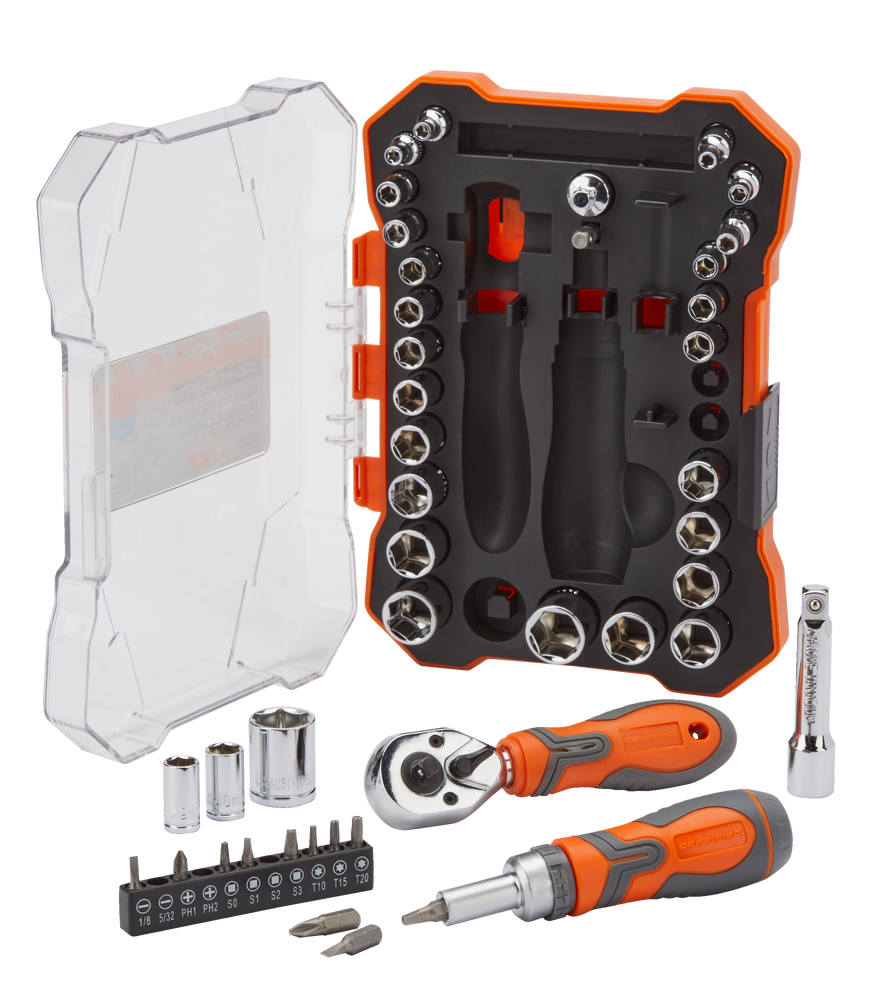 Certified Home Repair Tool & Socket Set, 43pc Canadian Tire