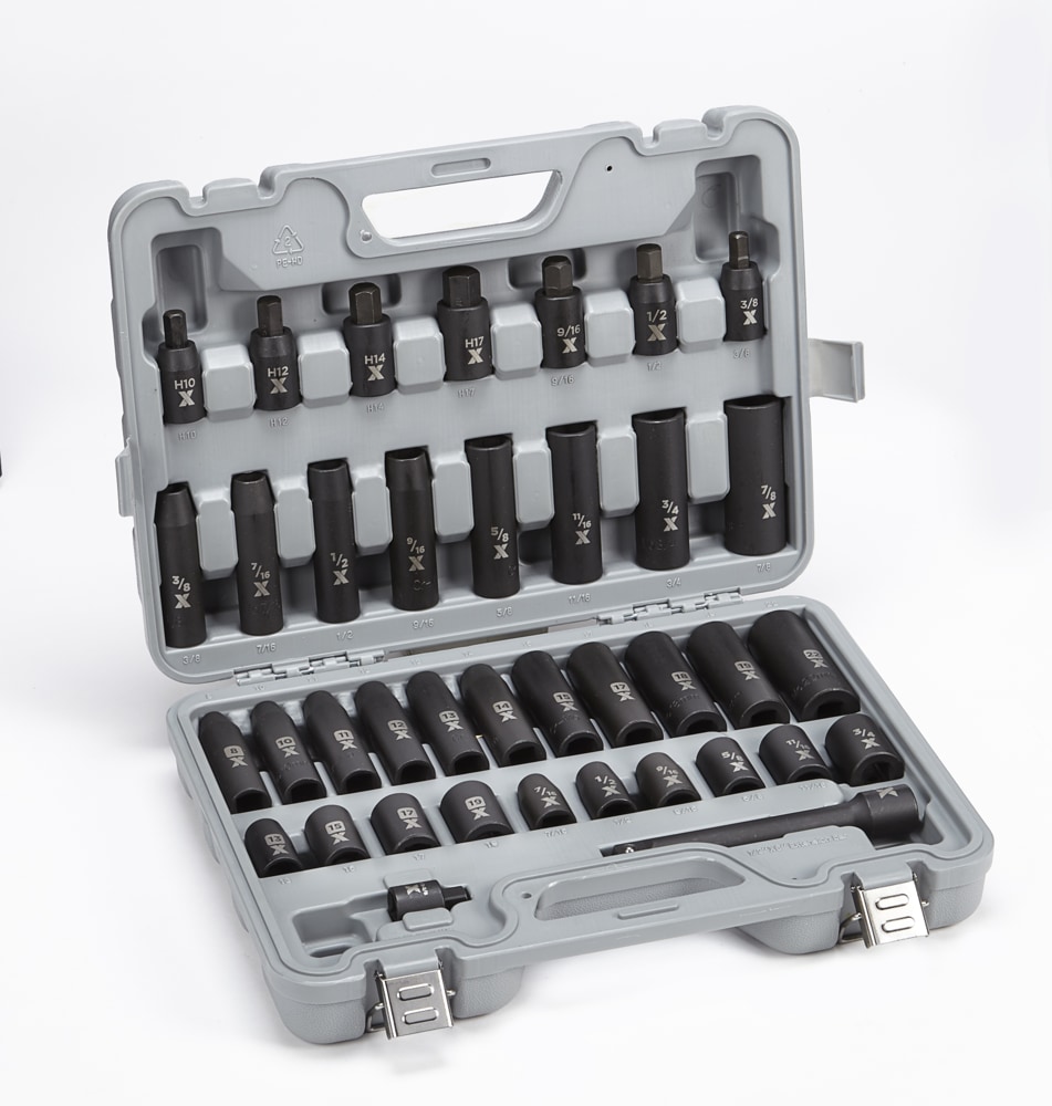 MAXIMUM 1/2-in Drive Professional Grade Impact Socket Set, 38-pc, CRMO Front_Angled_Right