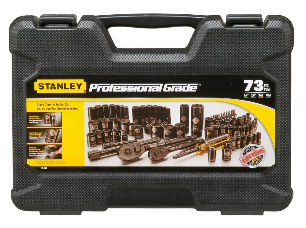 stanley 73 piece socket set