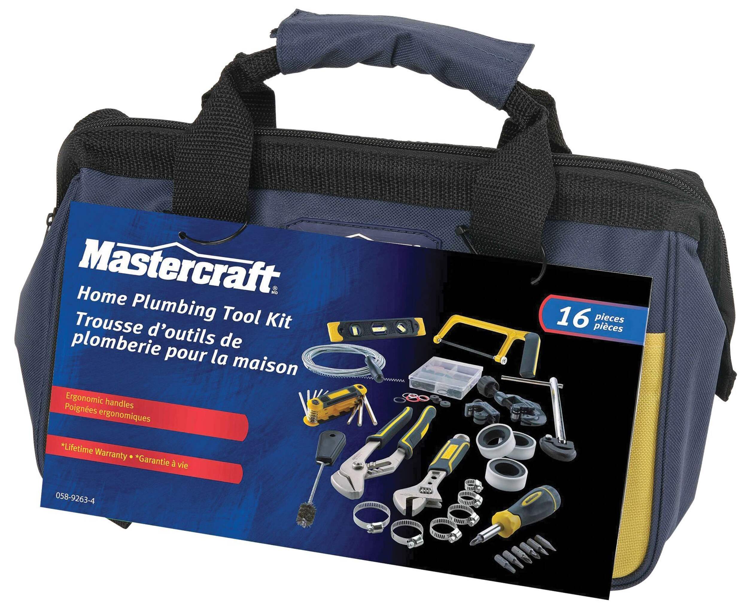 Mastercraft Home Plumbing Tool Set, 16-Pc Front_Angled_Left