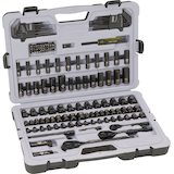 Stanley 143 Piece Black Chrome Socket Set Front_Angled_Right