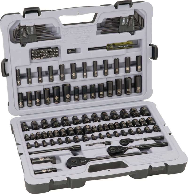 Stanley 143 Piece Black Chrome Socket Set Canadian Tire