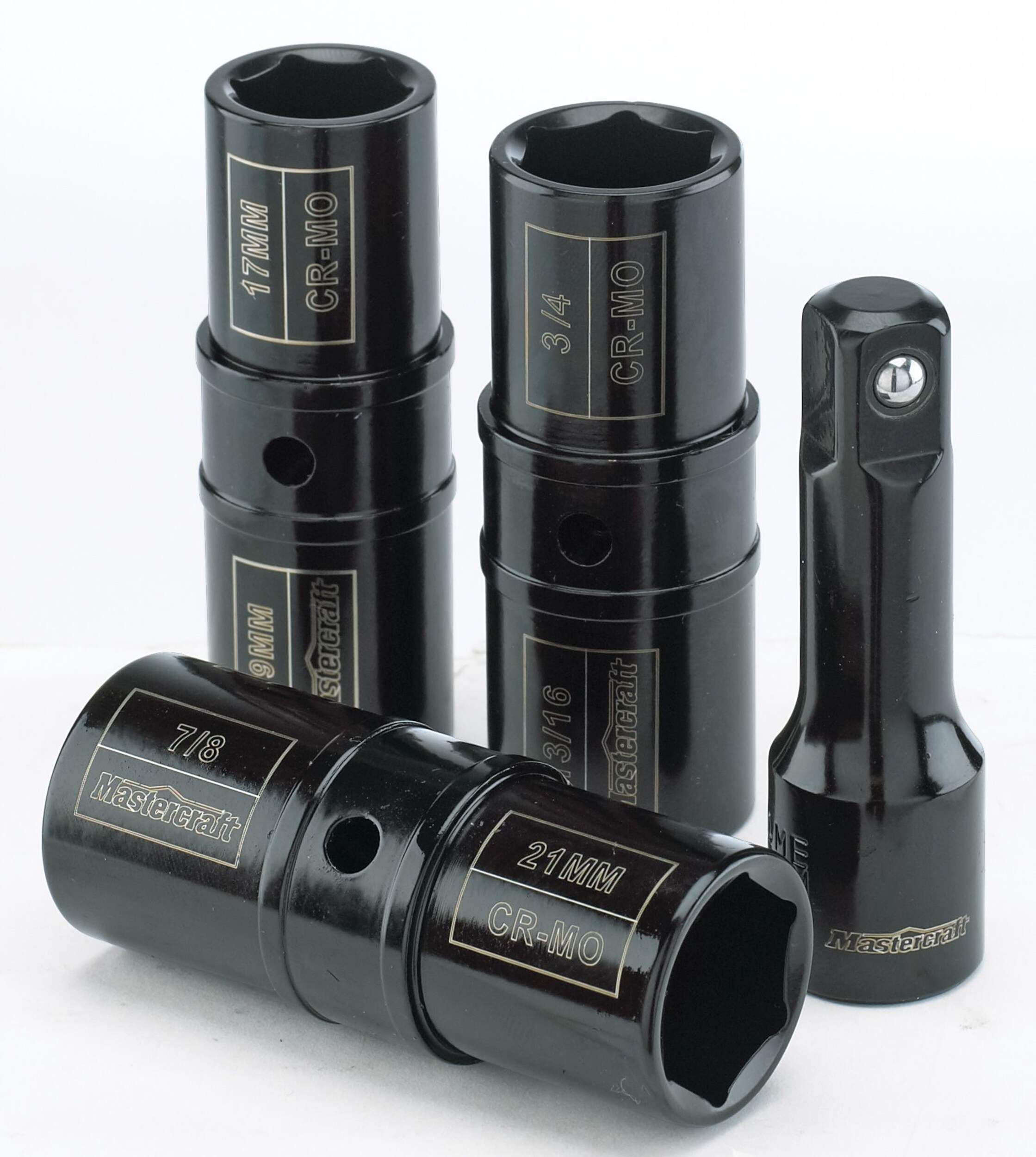 Mastercraft Flip-Impact Socket Set, 4-Pc Composite_or_Mixed