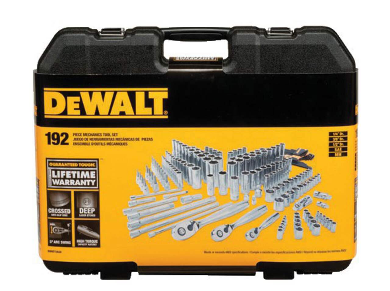 Dewalt 192 piece mechanics deals tool set