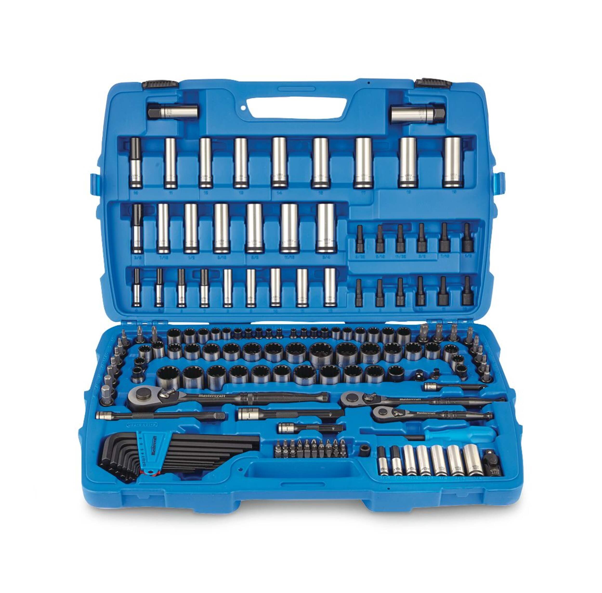 Mastercraft Universal Socket Set, 174-pc Front_Elevated