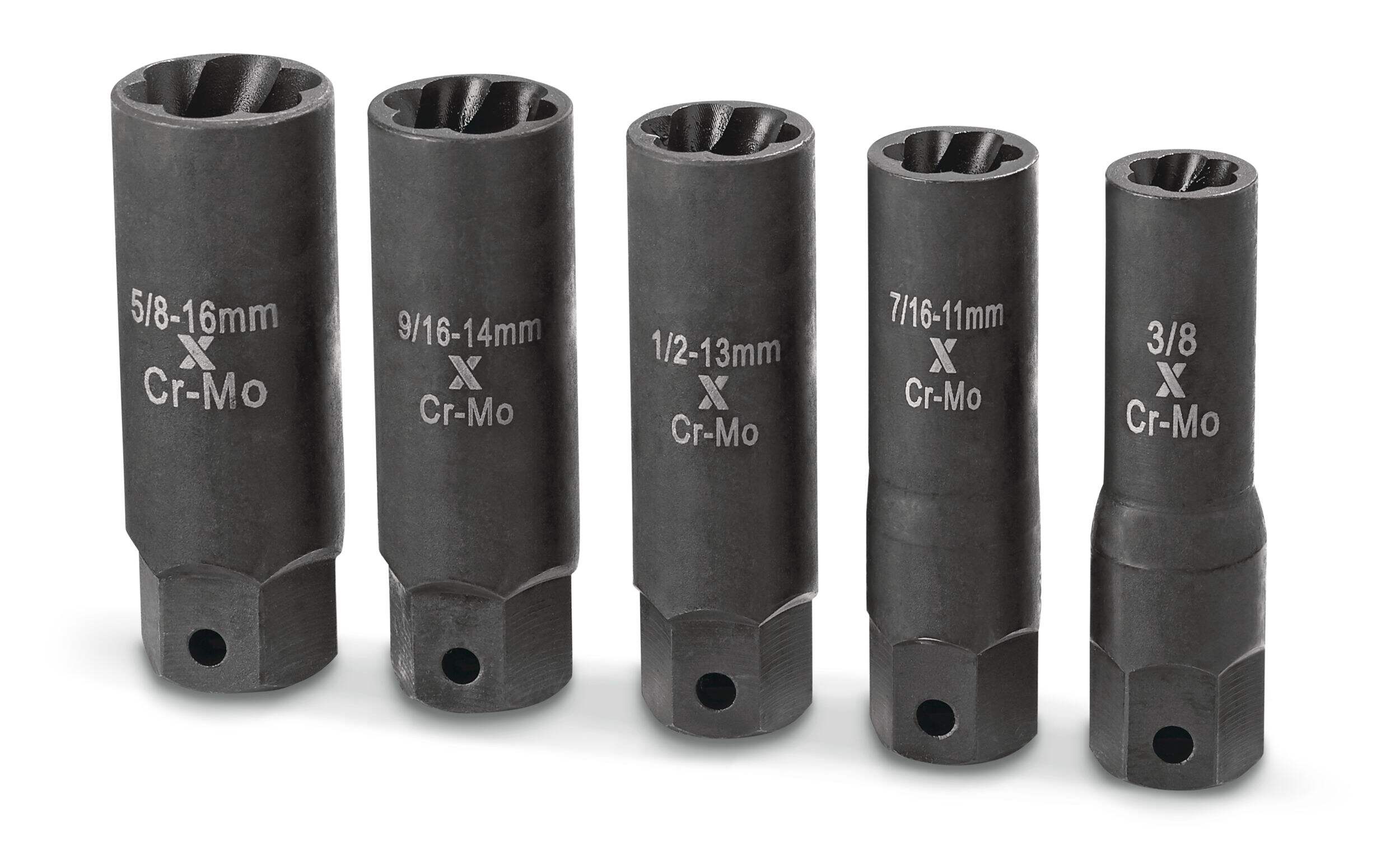 MAXIMUM Impact Bolt Remover Set 3/8-in Drive, 5-pc Front_Angled_Left