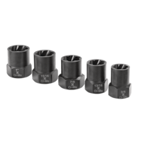 MAXIMUM 1/2-in Drive Impact Bolt & Nut Remover Set, 5-pc Composite_or_Mixed