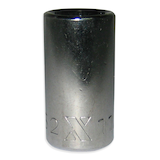 MAXIMUM 20mm 1/2-in Drive Regular Socket 6-Point, CRV, Chrome Plating Front_Elevated