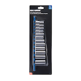 MAXIMUM 3/8-in Drive Deep Socket Set 12-pc, Metric, CRV, Nickel-Chrome Plating Front_Flat