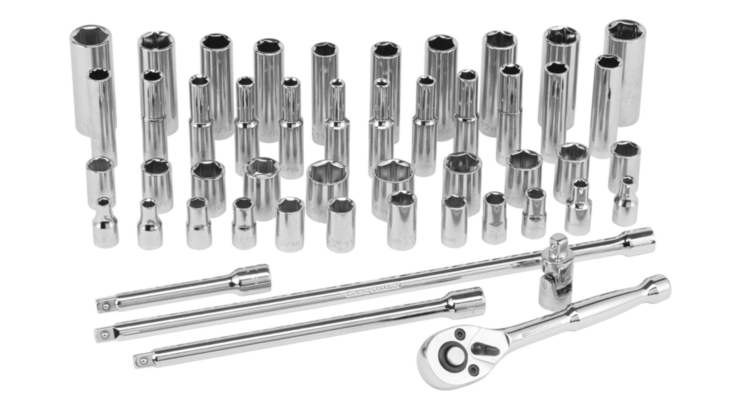 MAXIMUM 1/4in Drive Socket Set, 49pc Canadian Tire