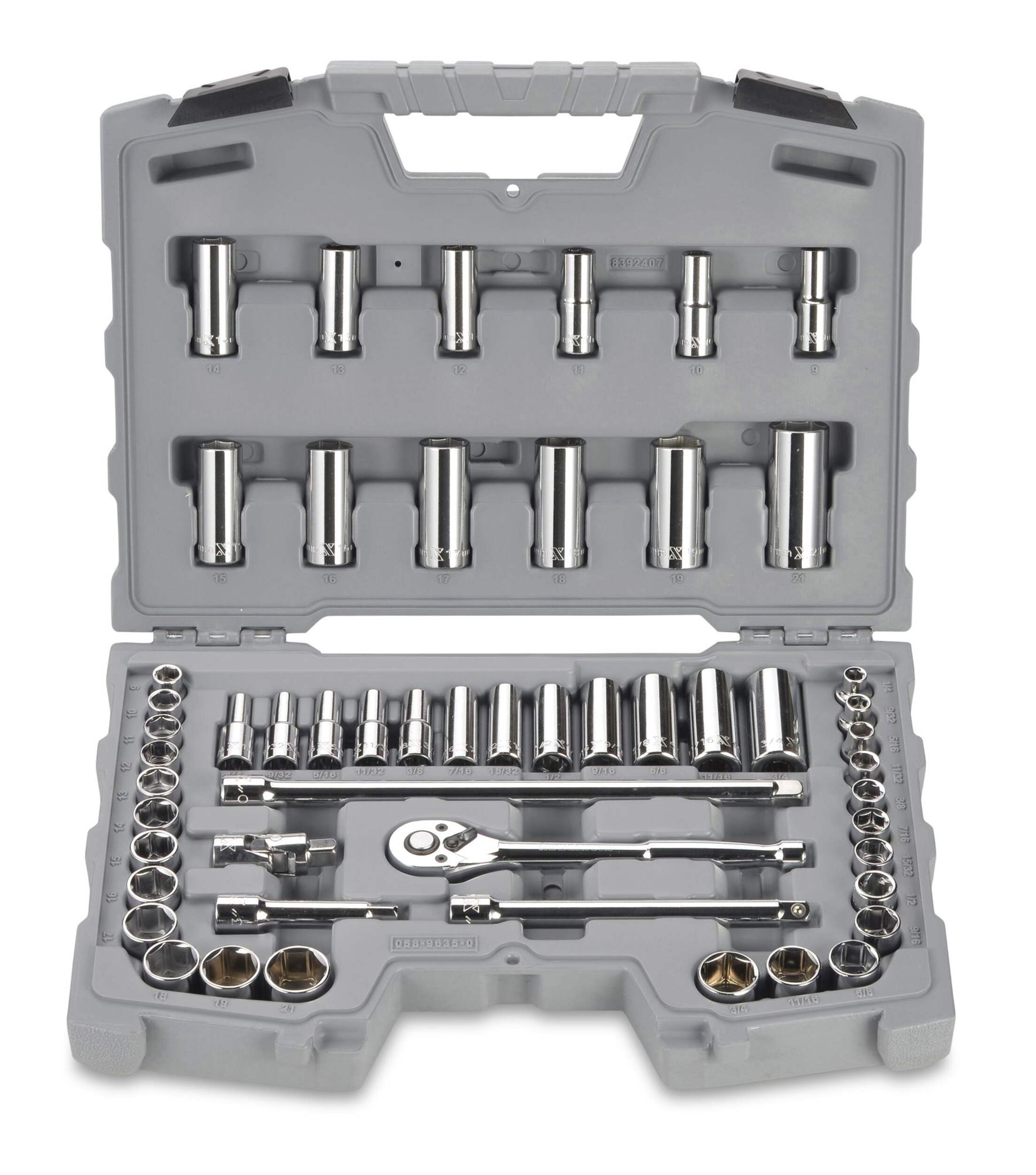 MAXIMUM 3/8-in Drive Socket Set, 53-pc Overhead_Plunge