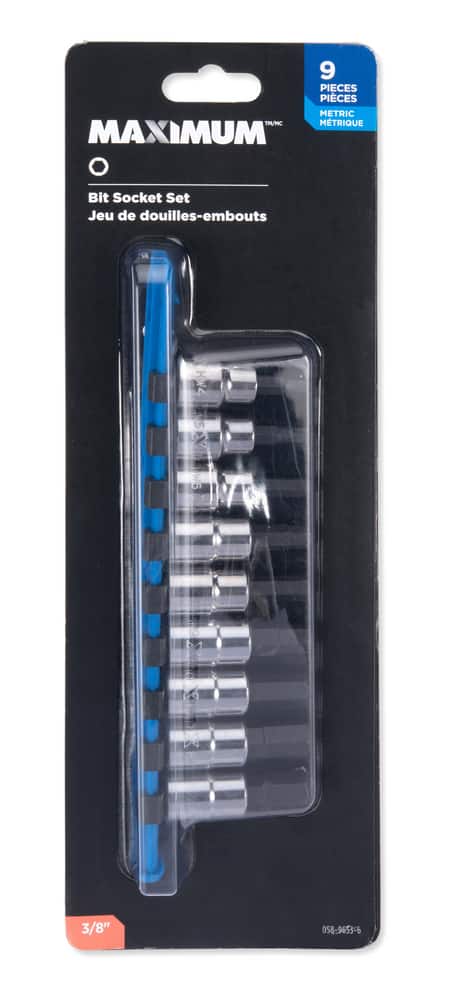 ABN Hex Socket Set - 32Pc Universal SAE and Metric Allen Socket Set Hex Bit  Socket Set, 5/64 to 3/4 Inch and 2 to 19mm
