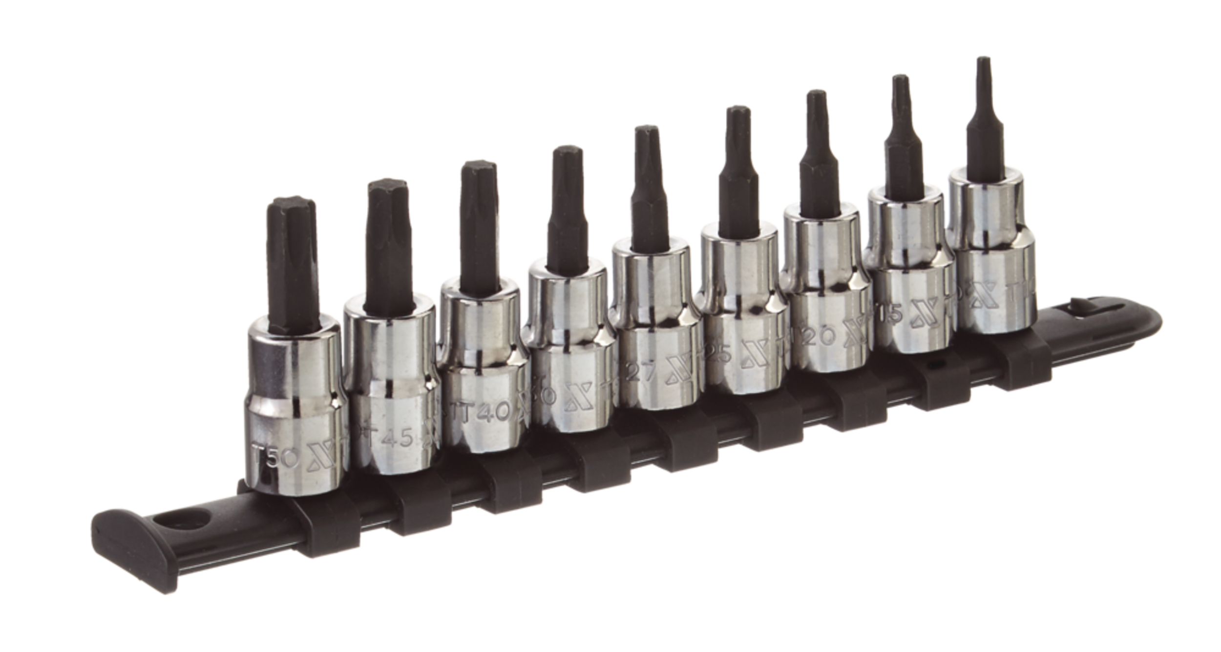MAXIMUM Torx Bit Socket Set, Heat Treated, 9-pc Front_Angled_Right