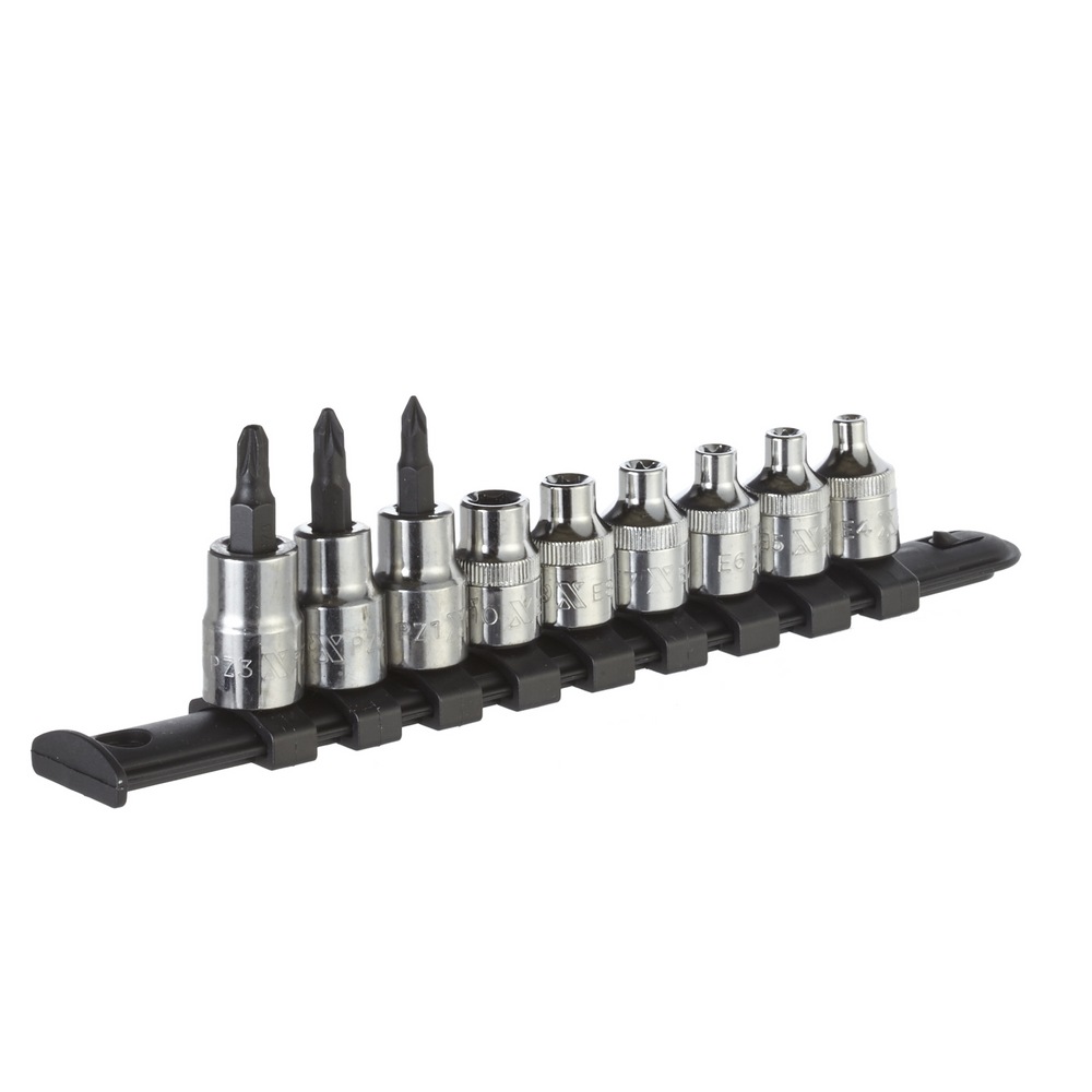 MAXIMUM Pozi & ETorx® Bit Socket Set, 9pc Canadian Tire